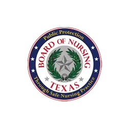 Texas Board of Nursing Accreditation Badge